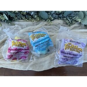 1993 The Flintstones‎ McDonalds Happy Meal Toys Fred Betty Bam Bam Wilma House